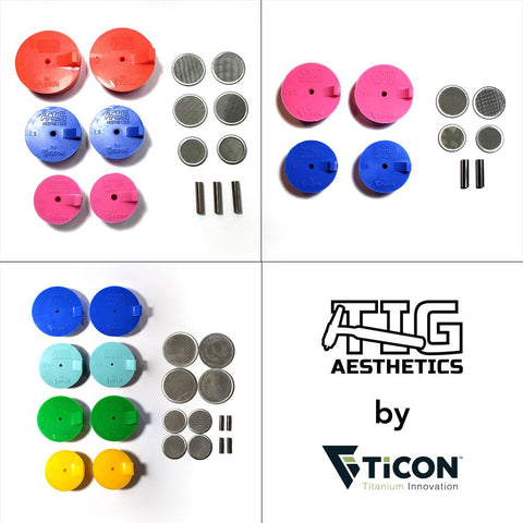 Tig Aesthetics Purge Plugs. (complete set) - Oz Welding Supplies