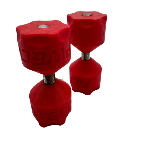 Pipe Flange Alignment Pins Red - 1 Pair - Australian Made