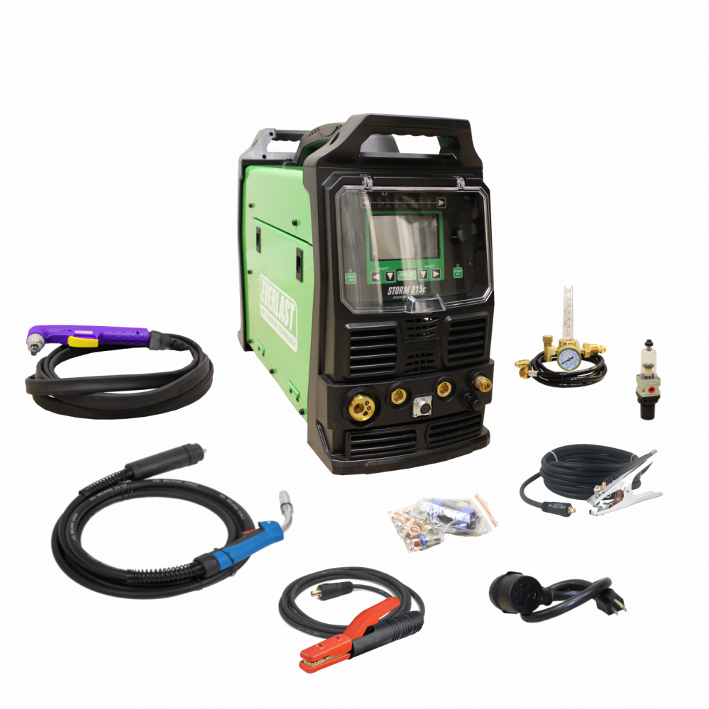 Everlast Welders "STORM" 215C Mig/Stick/Plasma Oz Welding Supplies