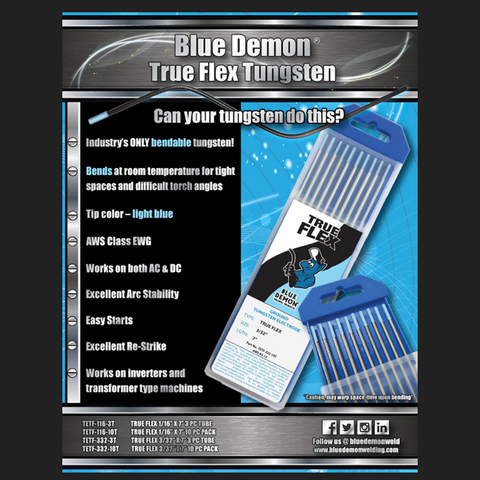 Blue Demon® TRUE FLEX Tungsten - Oz Welding Supplies