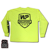 Weldporn® Hi-Vis Shield Logo Work Tees - Oz Welding Supplies